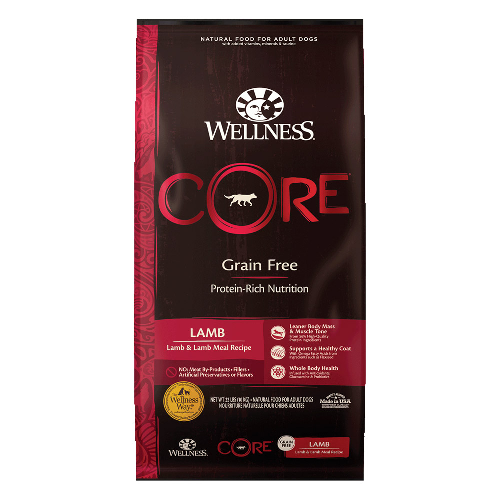 Buy Wellness Core Grain Free Adult Lamb Formula Lamb & Lamb Meal Dry