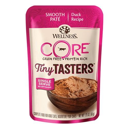 Wellness CORE Tiny Tasters Duck Pate for Cats for Food