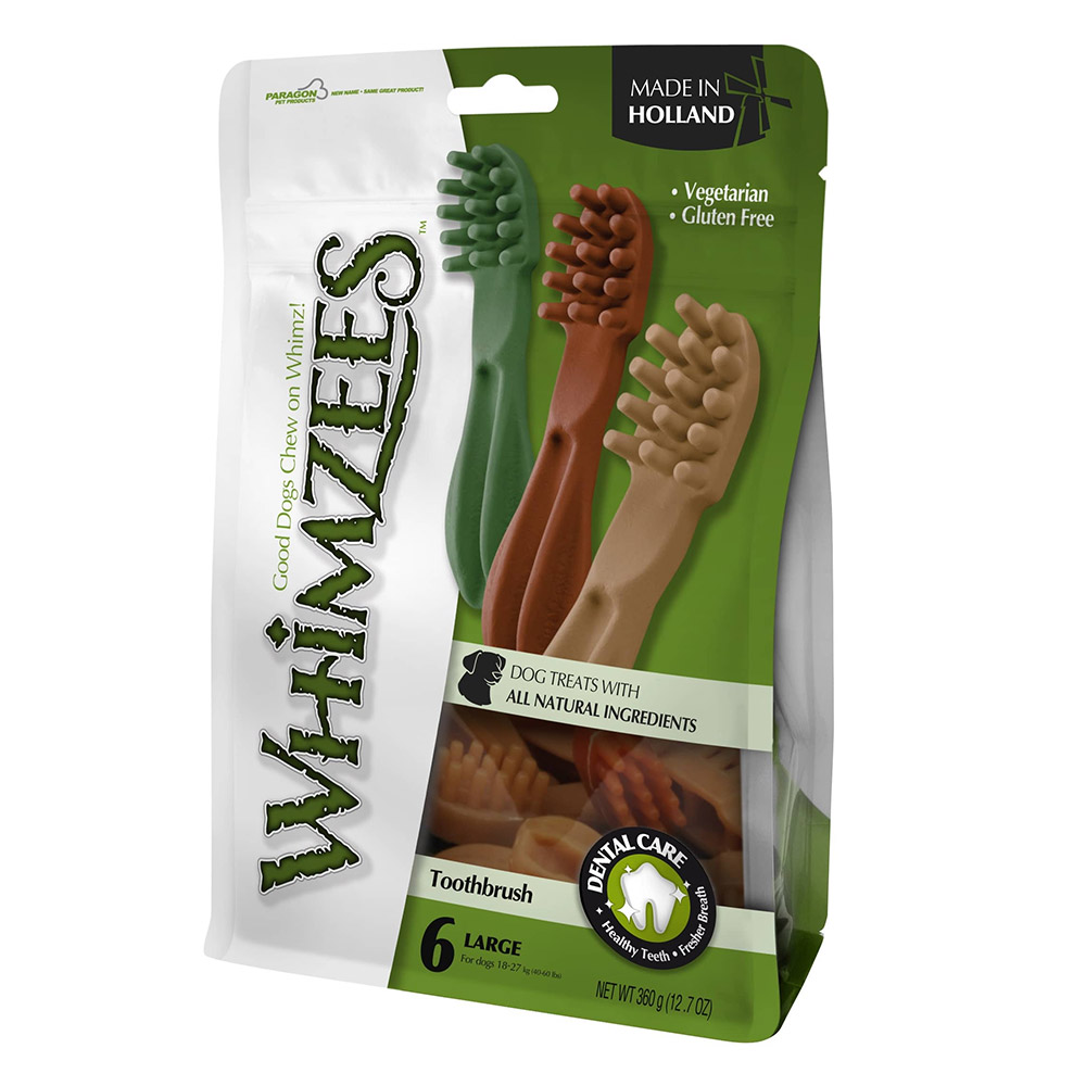 Whimzees ToothBrush Star ValueBag Large Dogs 6'S