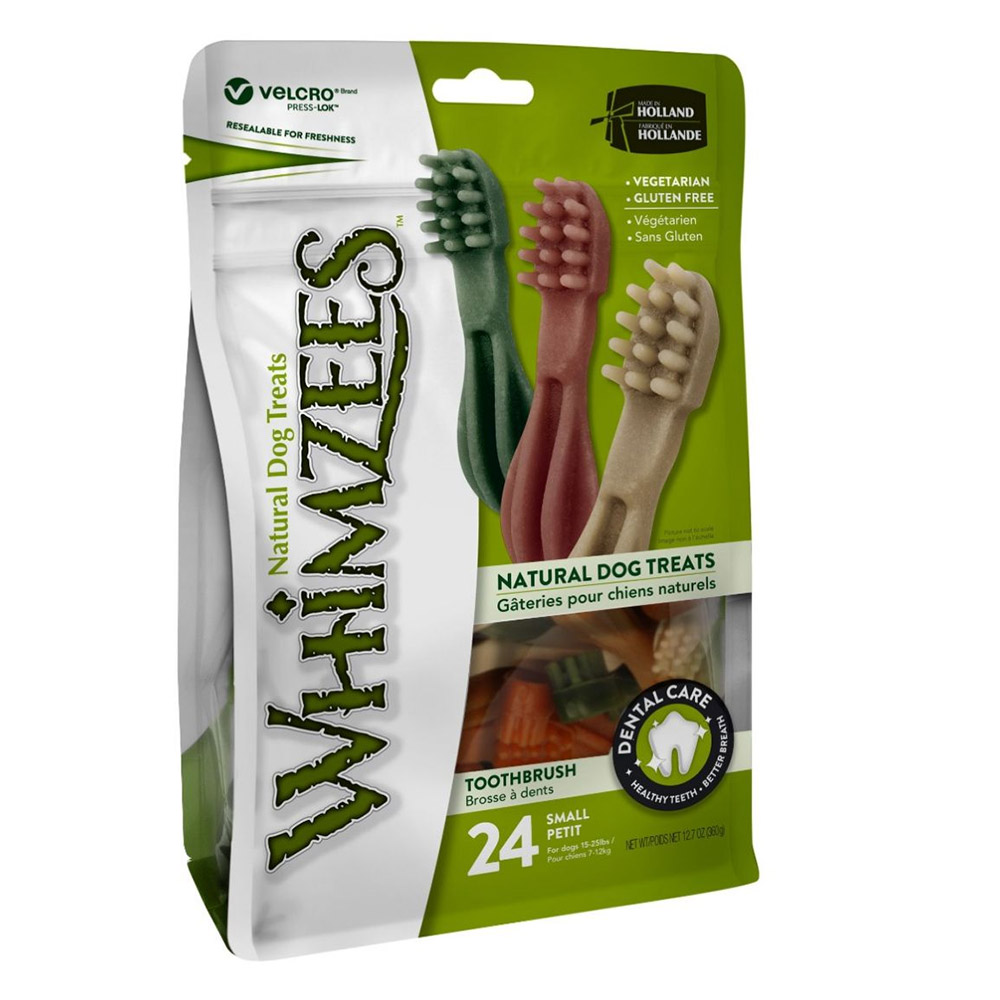 Whimzees ToothBrush Star ValueBag Small Dogs 24'S