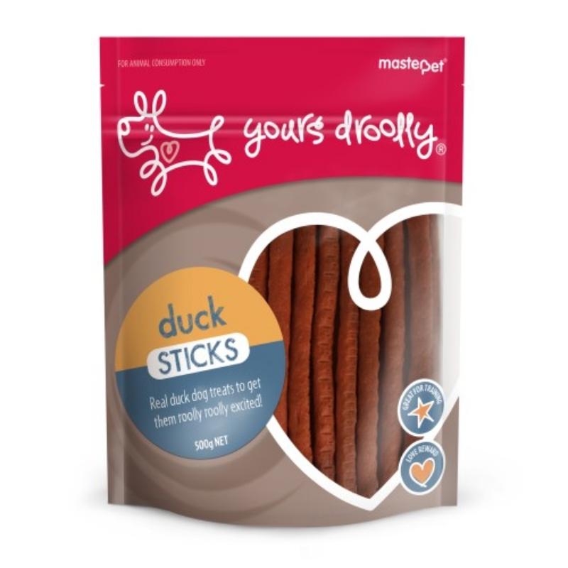 Yours Droolly Duck Sticks for Food