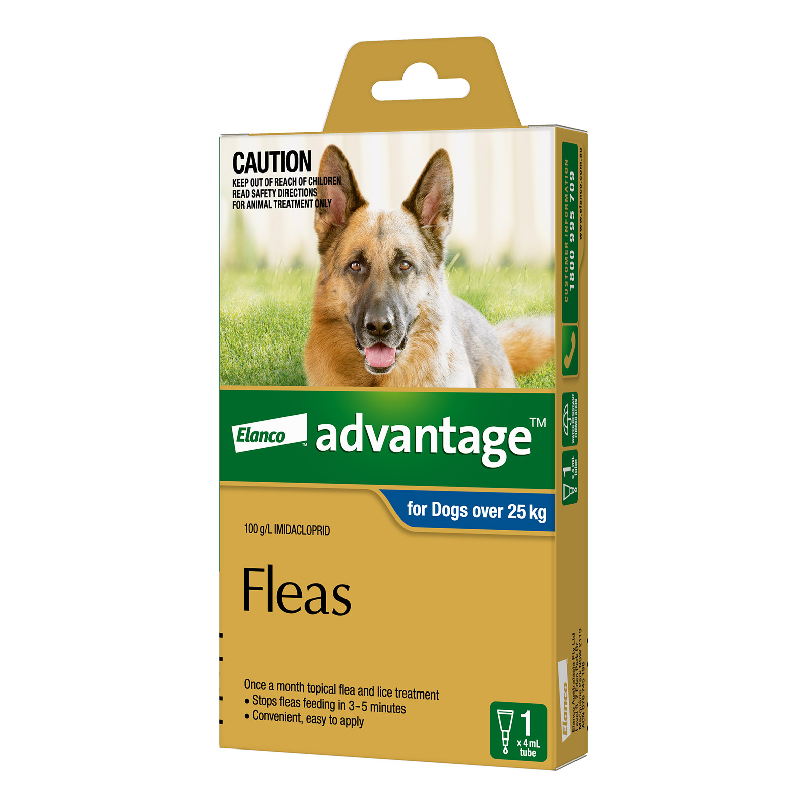 Buy Advantage For Extra Large Dogs Over 25kg (Blue) - Free Shipping