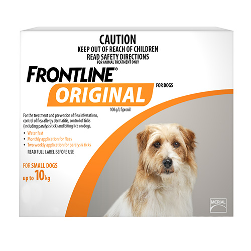 Buy Frontline Original For Small Dogs Up To 10kgs (Orange) Free