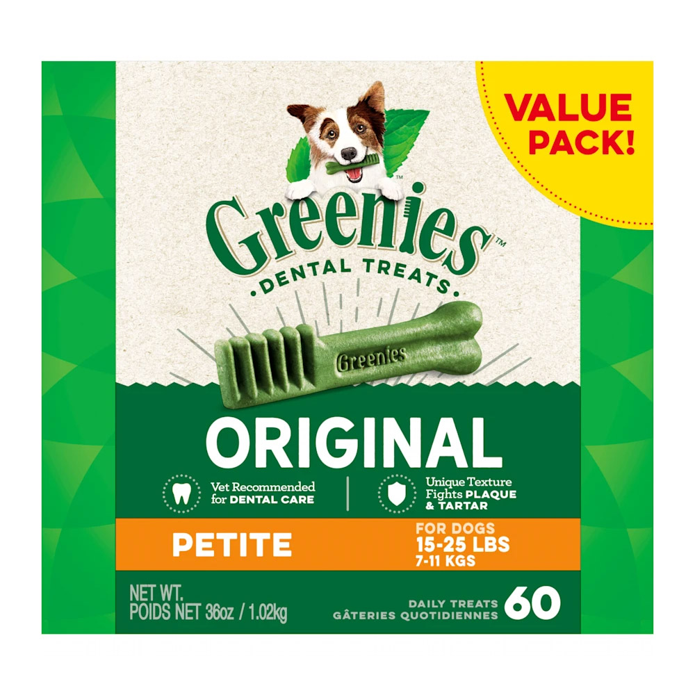 Greenies Original Dental Treats Petite (7-11Kg)