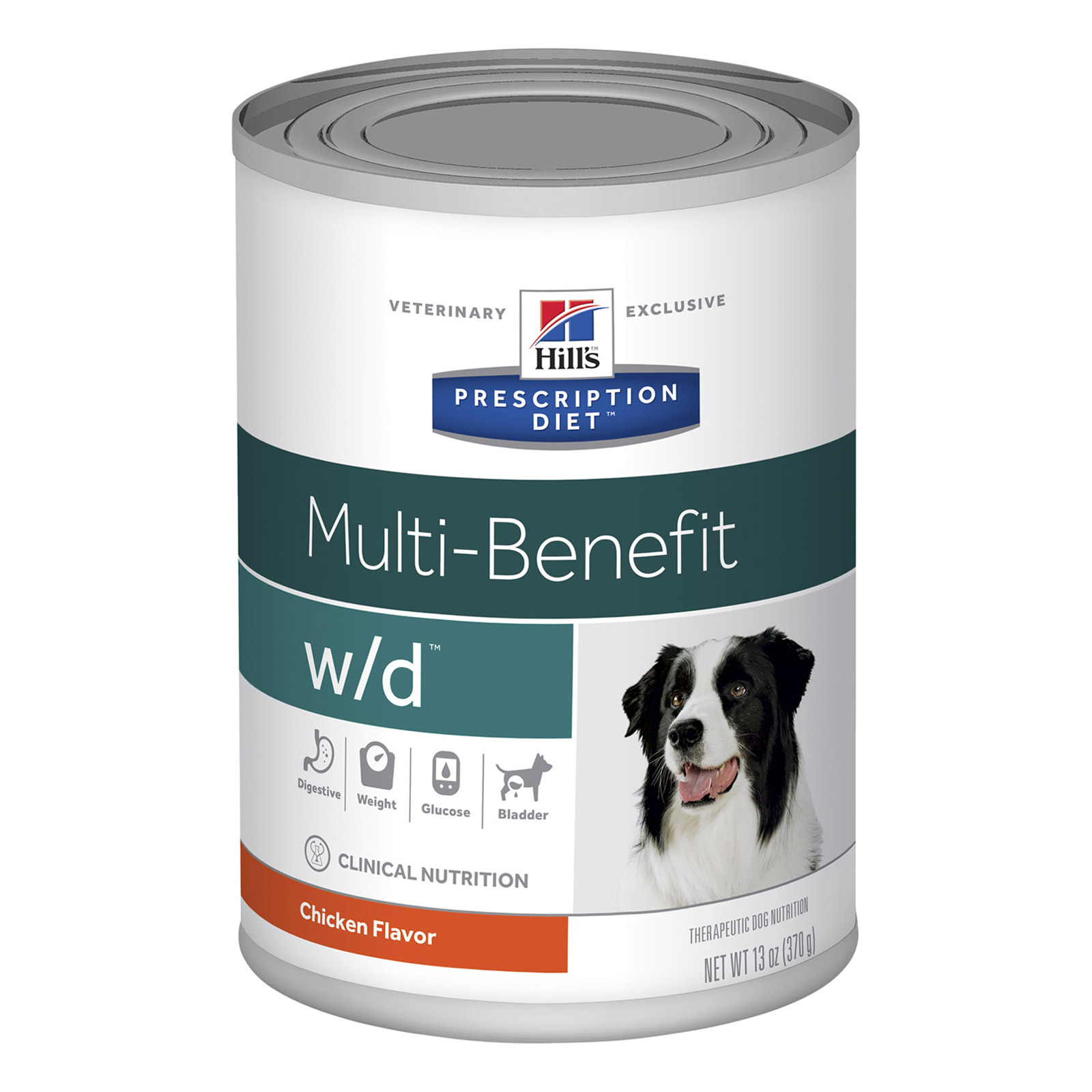 Hill’s Prescription Diet w/d Low Fat-Glucose Management-Gastrointestinal Canine Cans with Chicken Flavour for Food