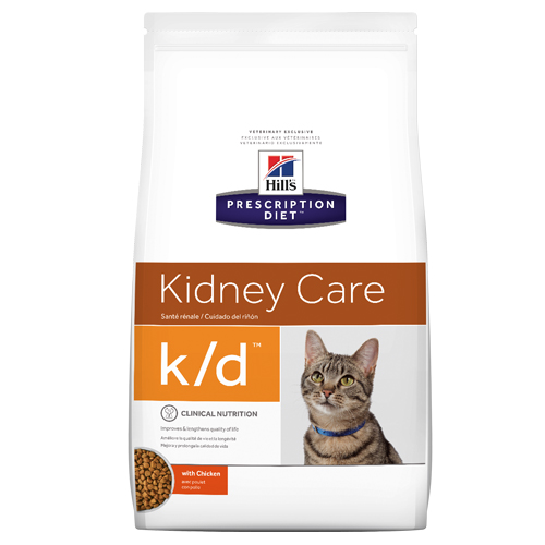 Hill's Prescription Diet k/d Feline Kidney Care with Chicken Dry for Food