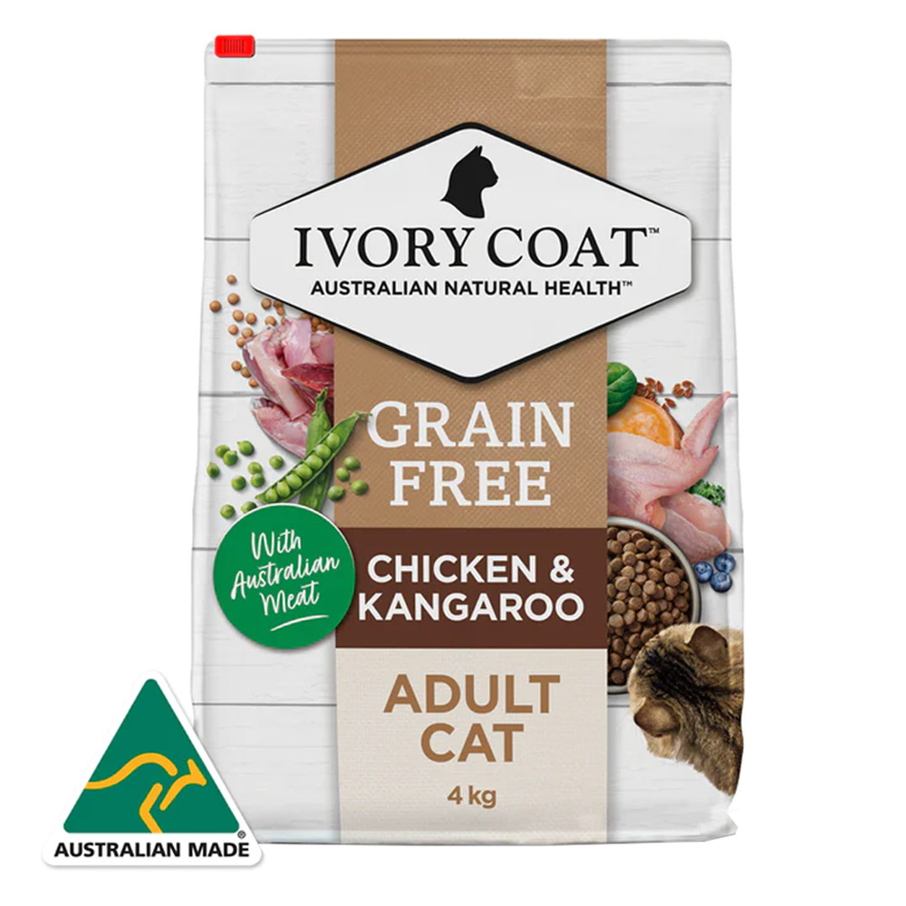 Buy Ivory Coat Grain Free Chicken & Kangaroo Adult Cat Dry Food Free