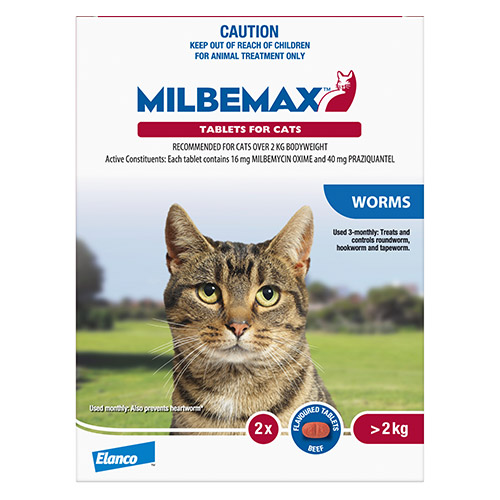 Milbemax Allwormer Tablets For Large Cats Over 2Kg