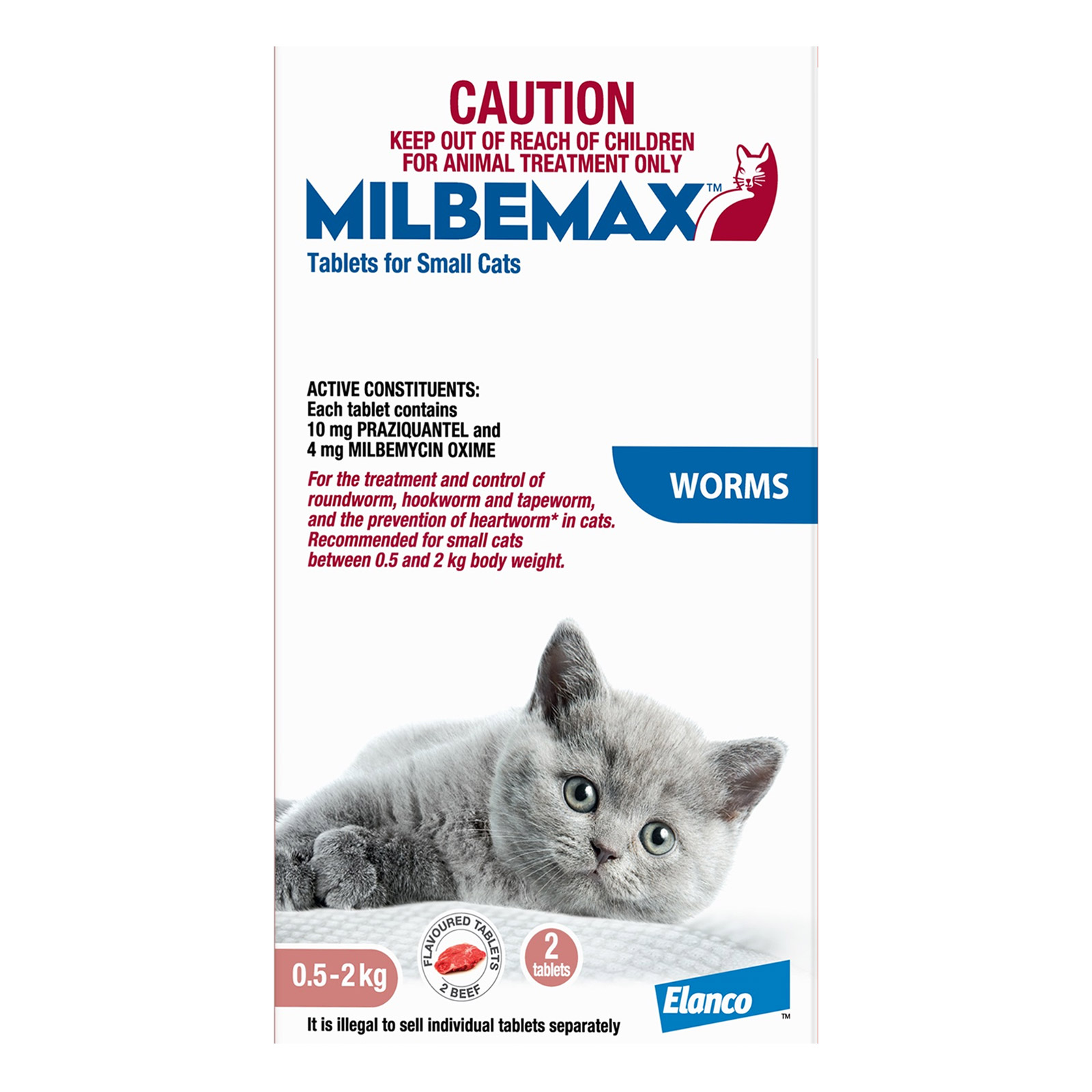 Milbemax Allwormer Tablets for Cats