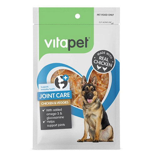 Vitapet Joint Care Dog Treats with Real Chicken for Dogs
