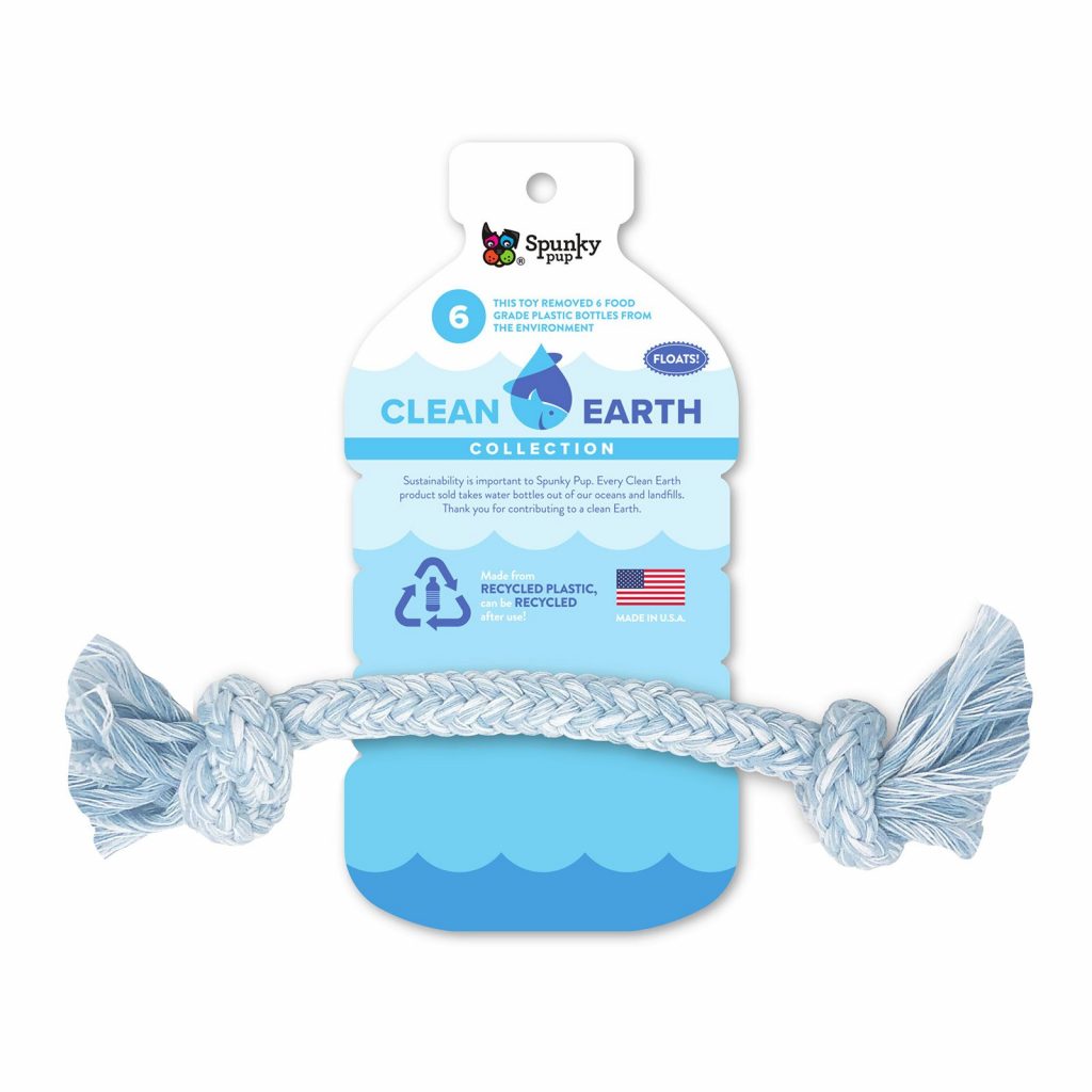 clean earth recycled rope for dog