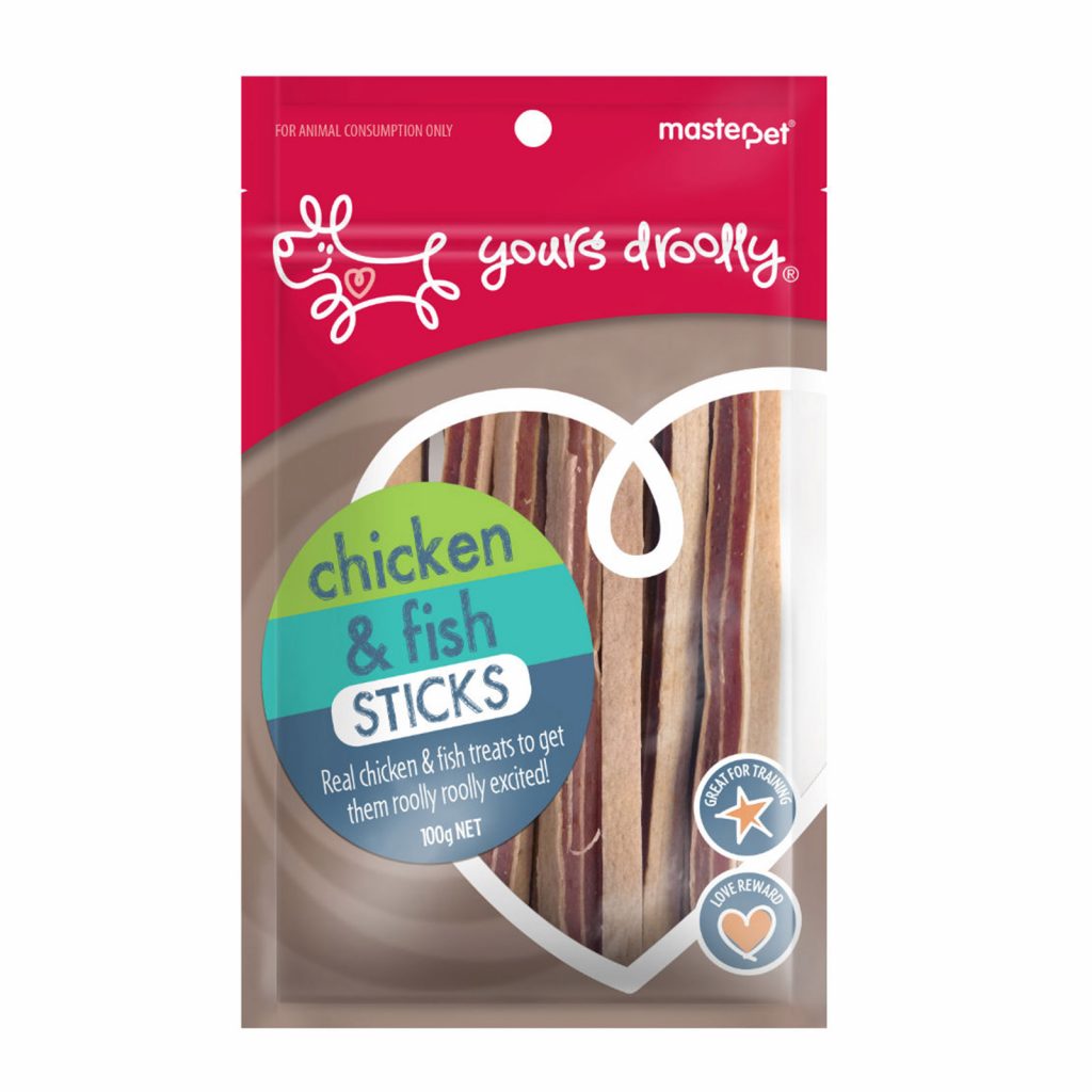 Yours Droolly Chicken and Fish Sticks