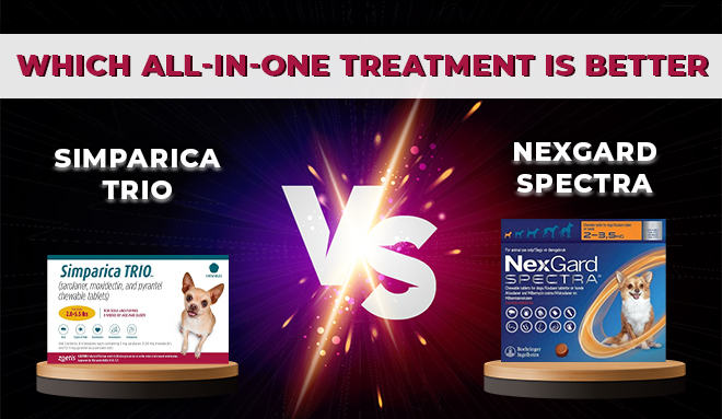 Choosing the Best All-in-One Treatment: Simparica Trio vs. Nexgard Spectra Comparison