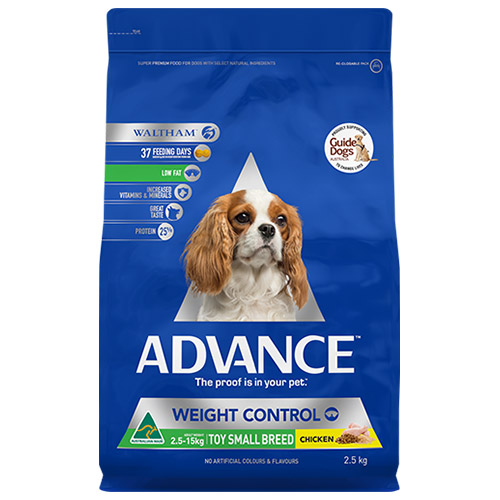 Advance Adult Dog Weight Control Toy/Small Breed with Chicken Dry for Food