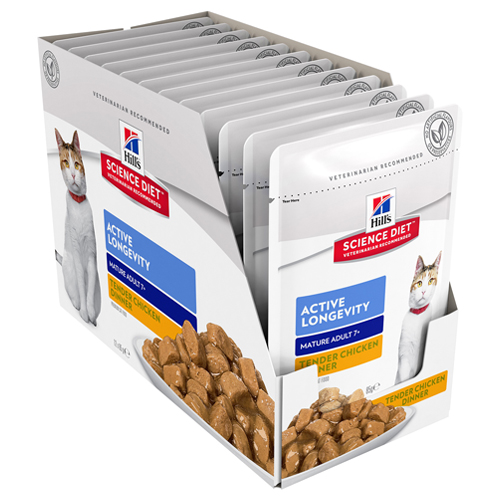 Hill’s Science Diet Adult 7+ Cat Chicken Wet Pouch 85 gm