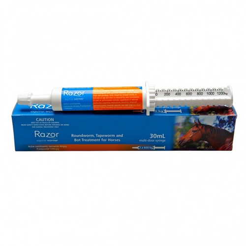 Razor Equine Wormer for Horse
