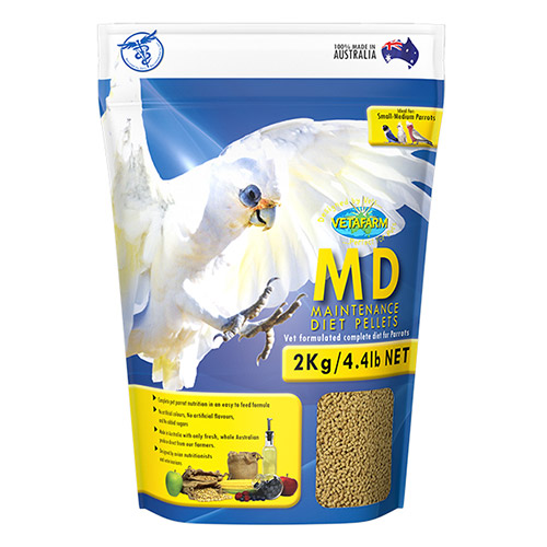 Vetafarm Maintenance Diet Parrot Pellet for Parrots 2 Kgs