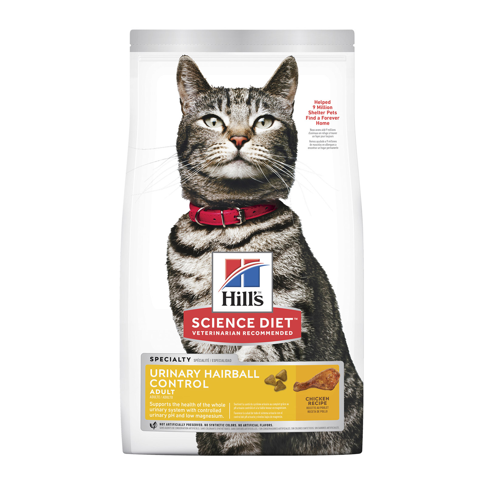 Hill's Science Diet Adult Urinary Hairball Control Dry Cat Food