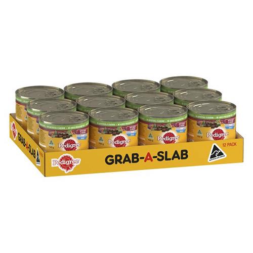 Pedigree Dog Adult Beef and Vegies Loaf 700g X 12 Cans