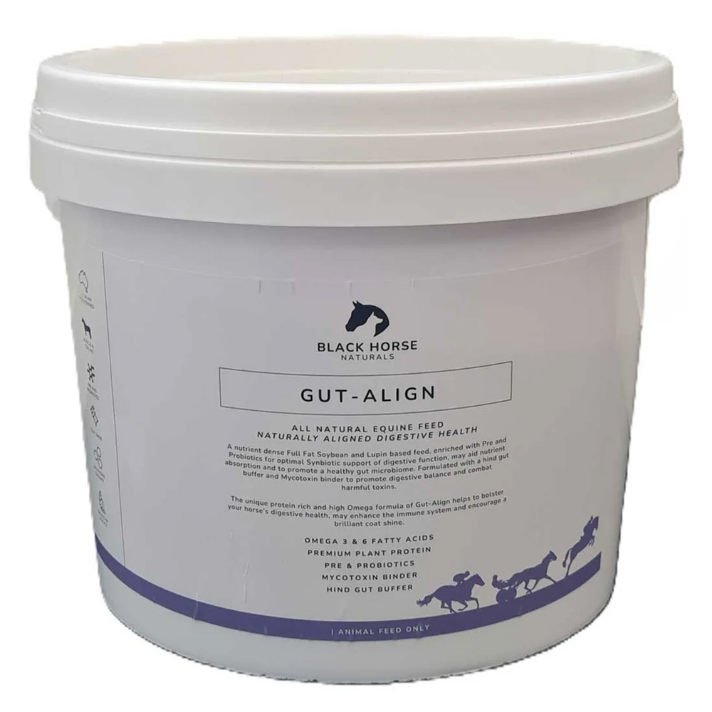 Black Horse Naturals Gut Align Equine Feed for Horse for Food Supplies