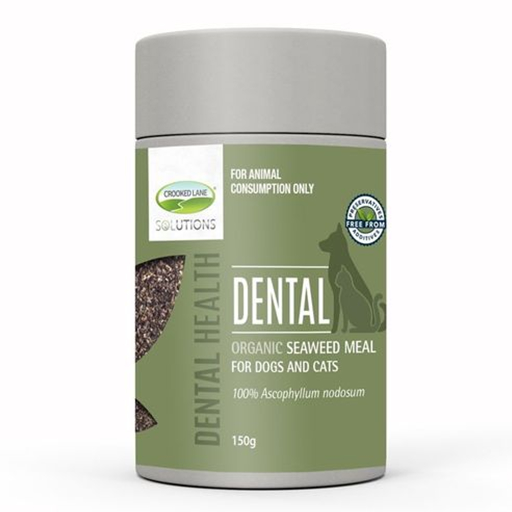 Crooked Lane Solutions Dental Organic Seaweed Meal For Dogs and Cats