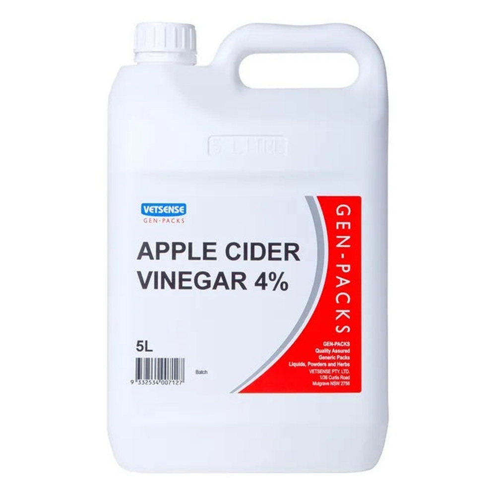 Vetsense Gen-Pack Apple Cider Vinegar 4% Animal Feed Supplement for Farm Animals