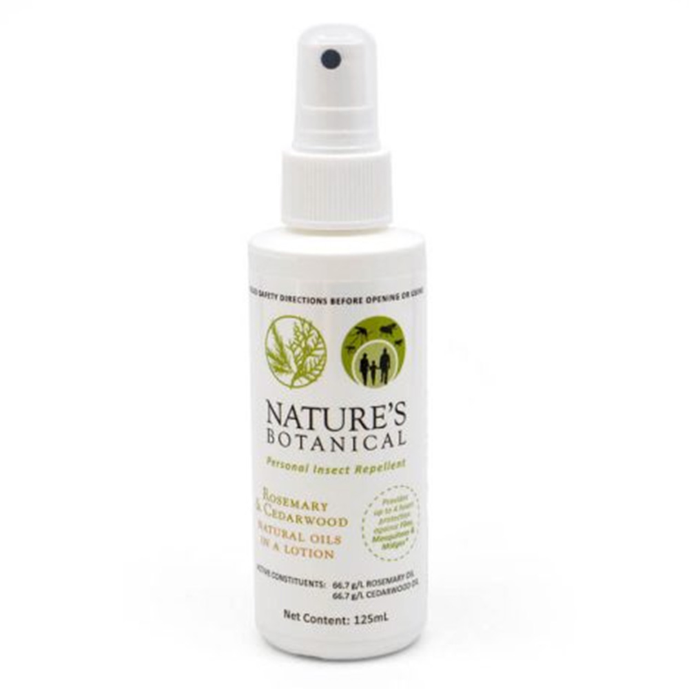 Nature's Botanical Rosemary & Cedarwood Personal Insect Repellent Lotion Spray for Horse
