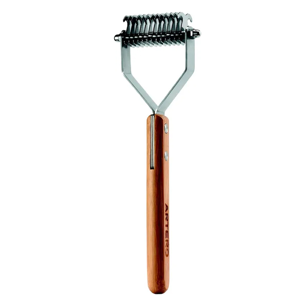 Artero Nature Collection Double Sided Super Undercoat Pet Rake 21-11 Large