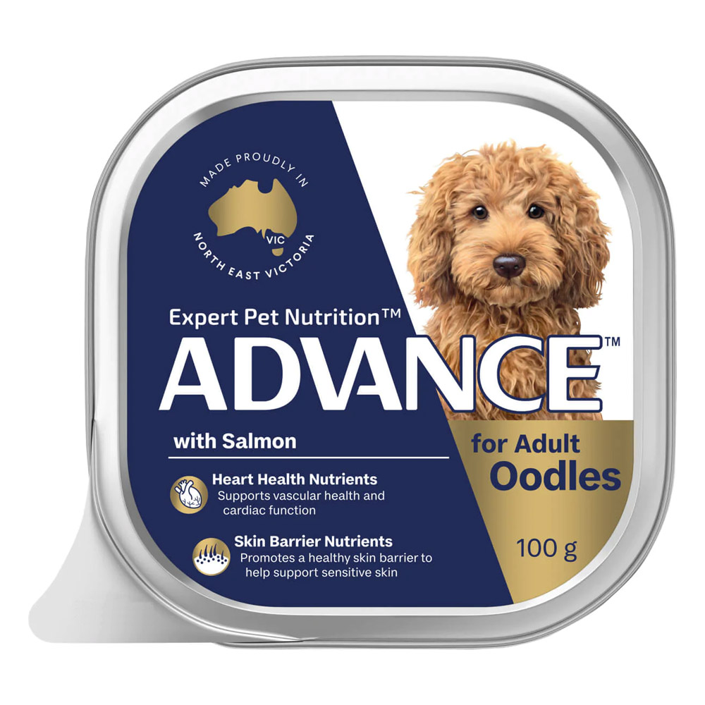 Advance Oodles Single Serve Adult Dog Wet Food Salmon for Food Supplies