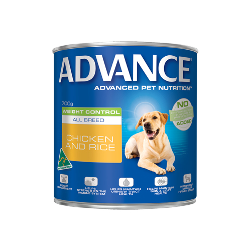 Buy Advance Adult Dog Weight Control All Breed With Chicken & Rice Cans