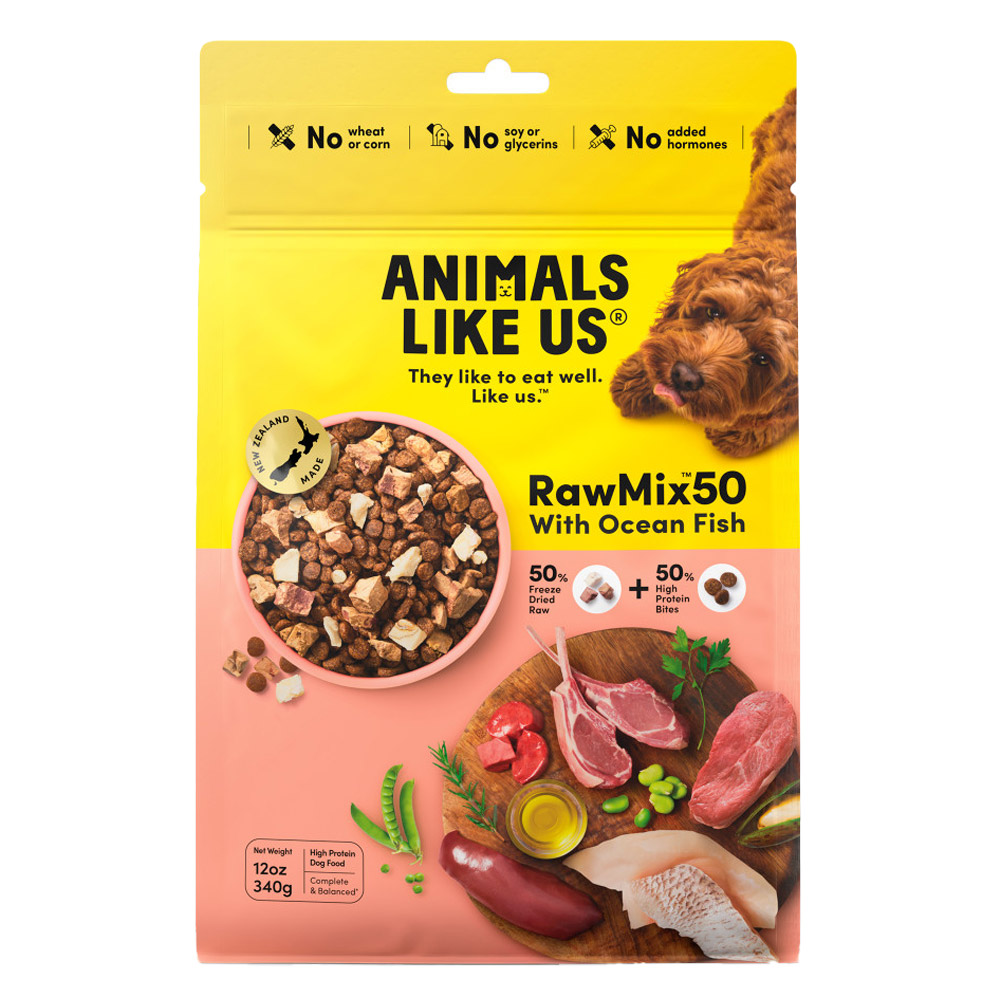 Animals Like Us RawMix50 with Ocean Fish Dry Dog Food for Food