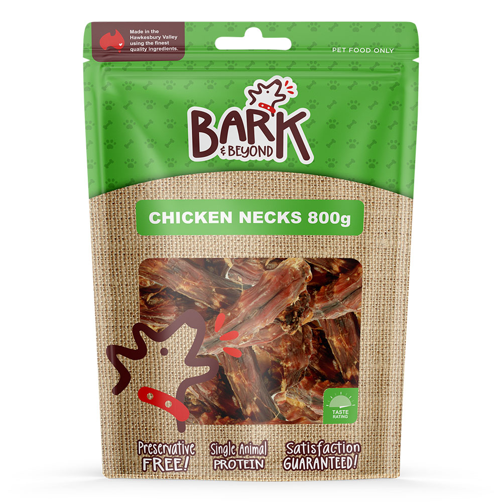 Bark & Beyond Chicken Necks Dog Treats for Dogs