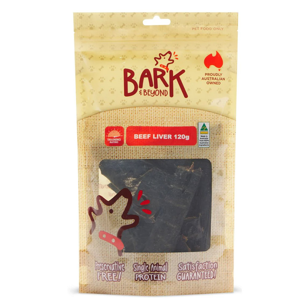 Bark & Beyond Beef Liver Dog Treats for Dogs