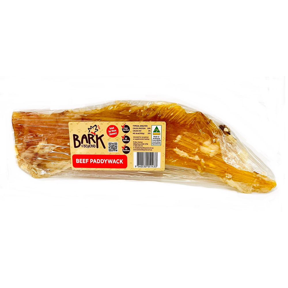 Bark & Beyond Beef Paddywack Dog Treat for Dogs