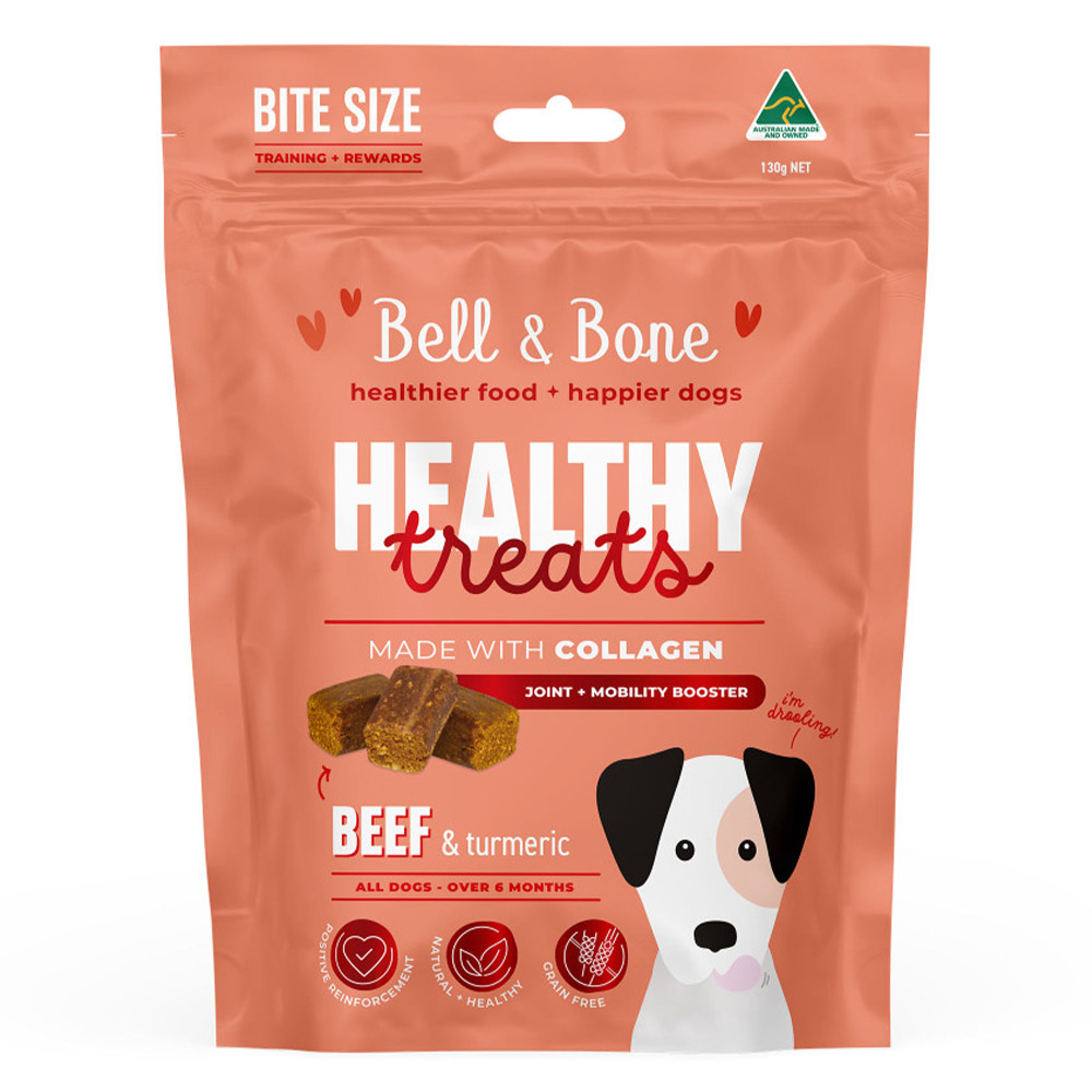 Bell and Bone Healthy Treats for Joint and Mobility Booster Beef and Turmeric