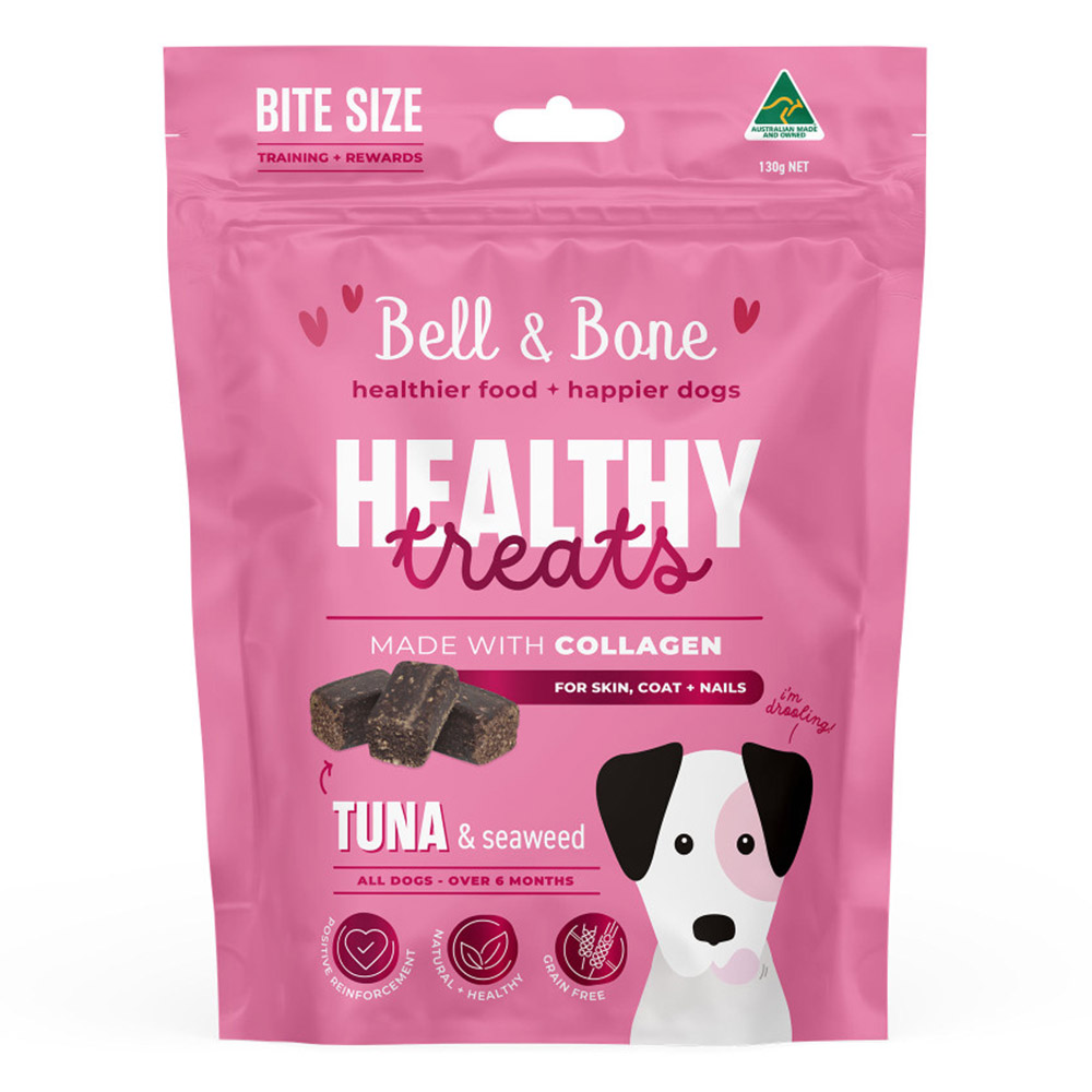 Bell and Bone Healthy Treats for Skin Coat and Nails Tuna and Seaweed