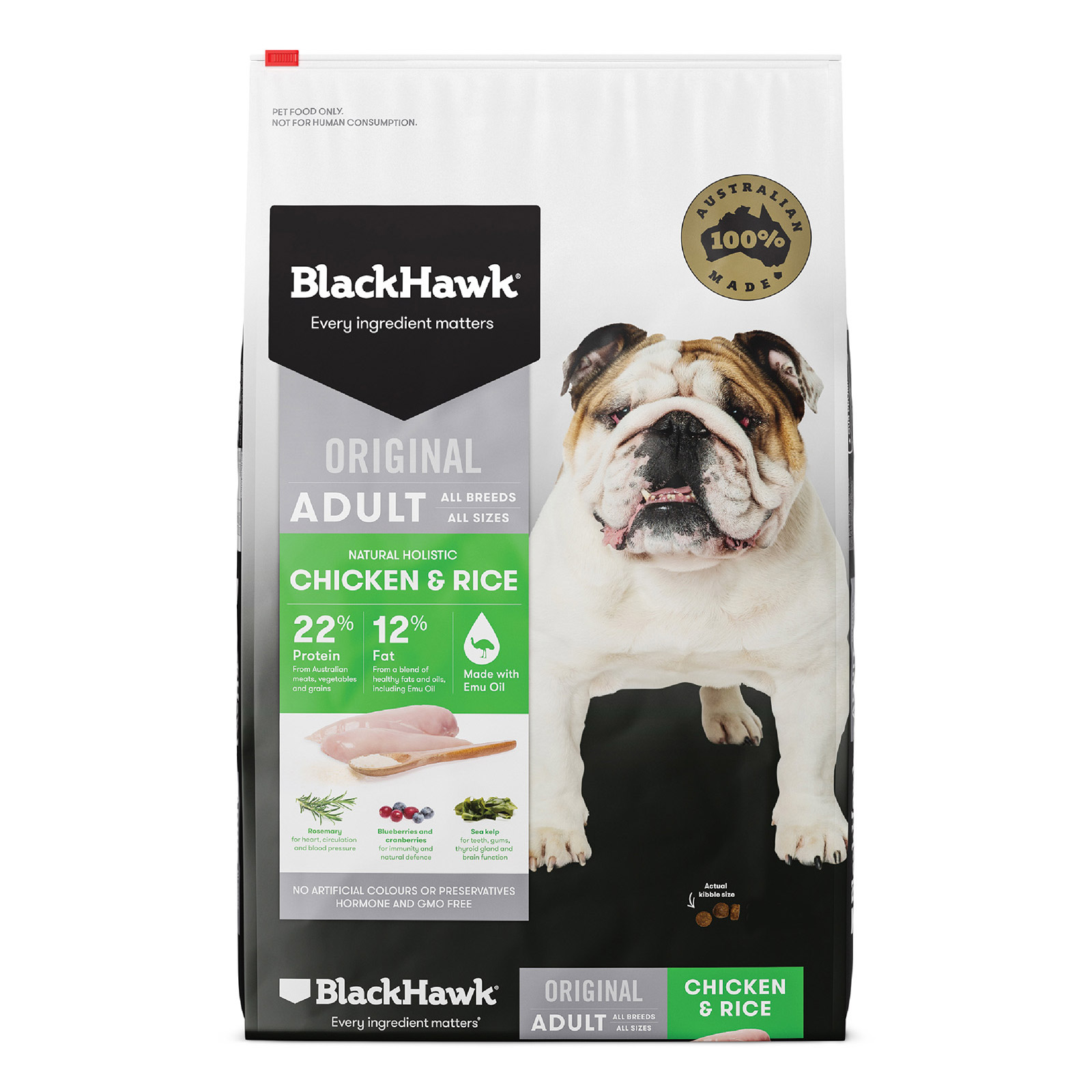 Black Hawk Adult Chicken & Rice Dog Food