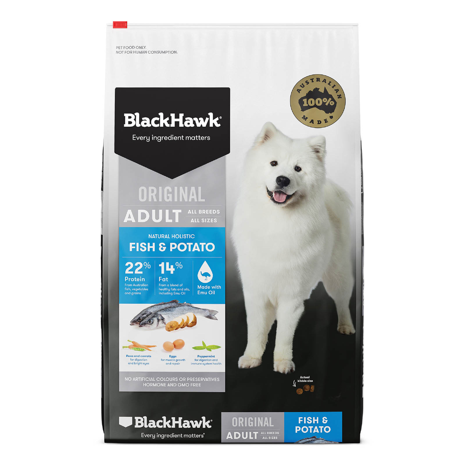 Black Hawk Adult Fish & Potato Dog Food