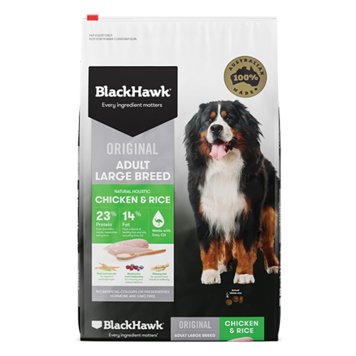 BLACK HAWK DOG LARGE BREED CHICKEN