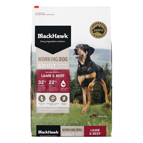 BlackHawk Working Dog Adult Lamb and Beef Food