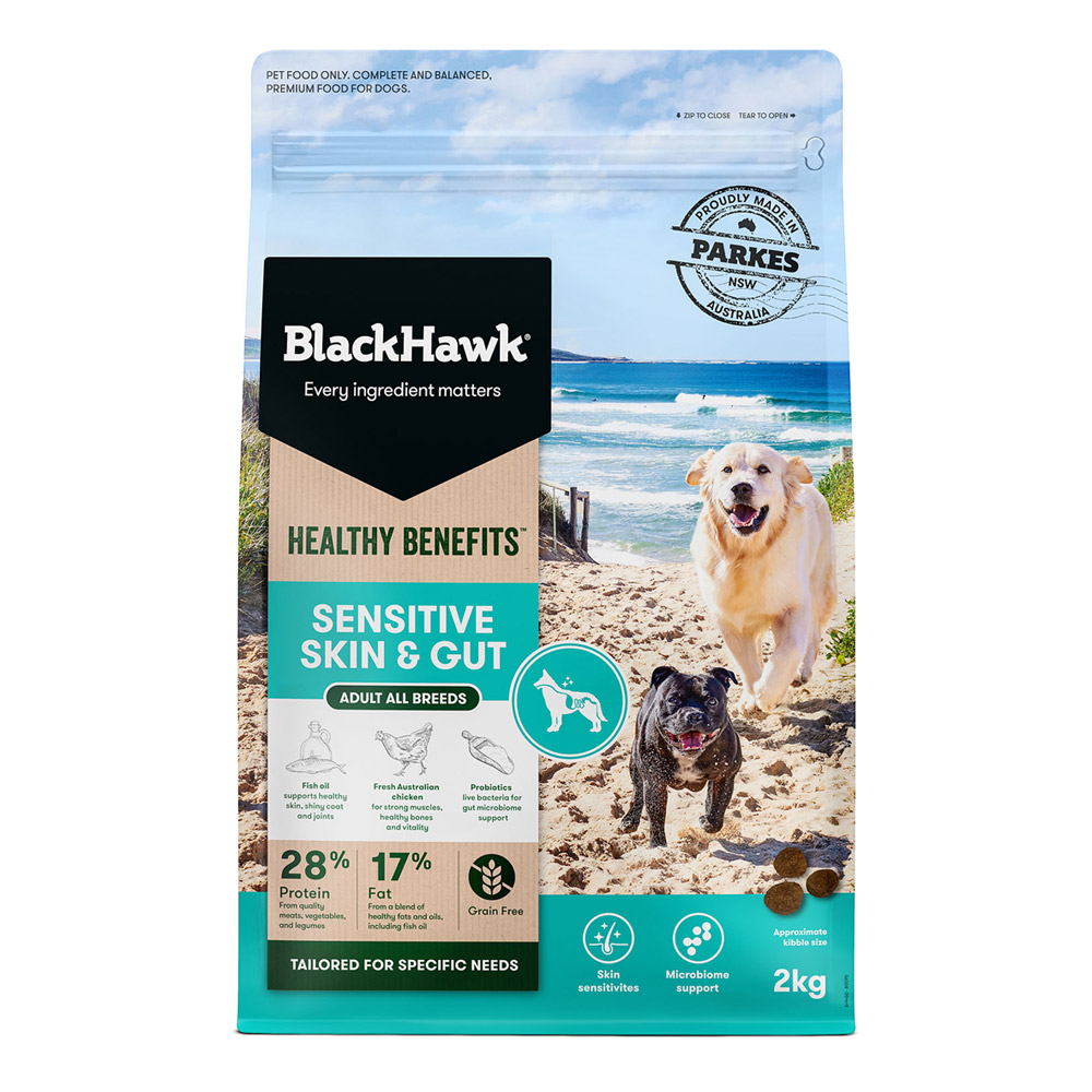 Black Hawk Healthy Benefits Sensitive Skin and Gut Dry Food