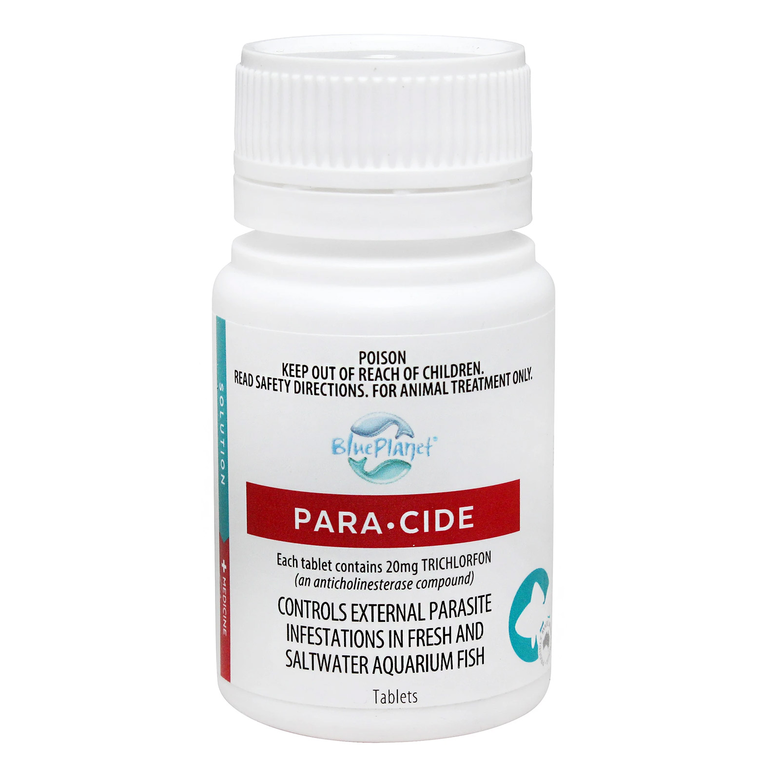 Blue Planet Paracide Tablets for Fish Supplies