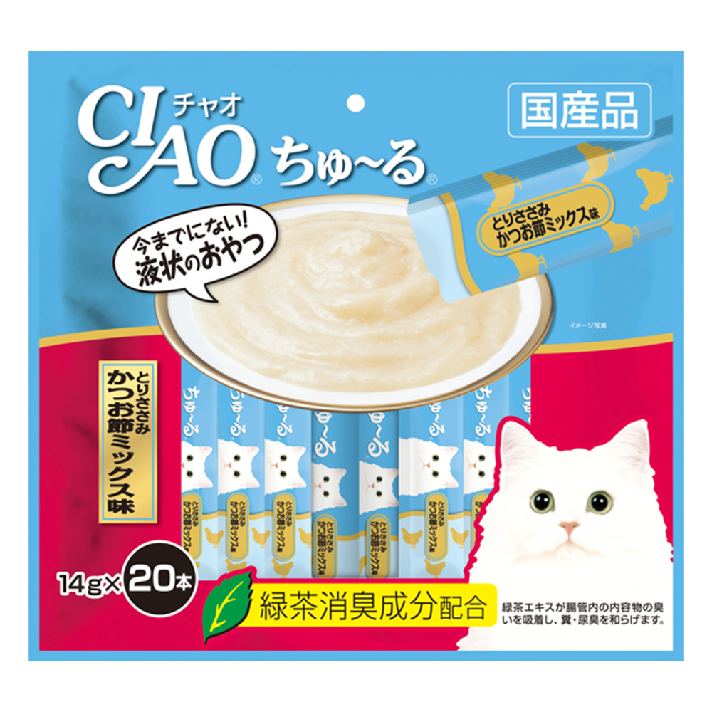 Ciao Churu Chicken Fillet And Sliced Bonito Flavor for Cats