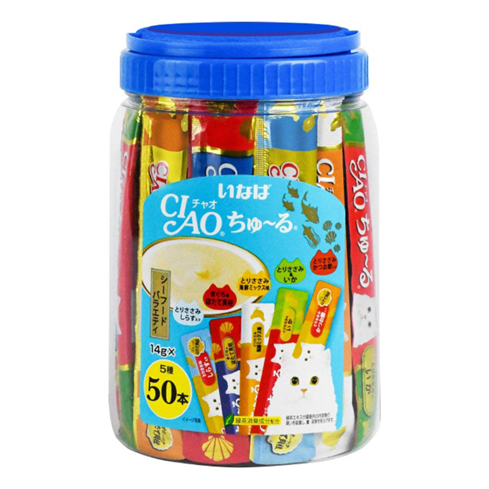 Ciao Churu Seafood Variety for Cats
