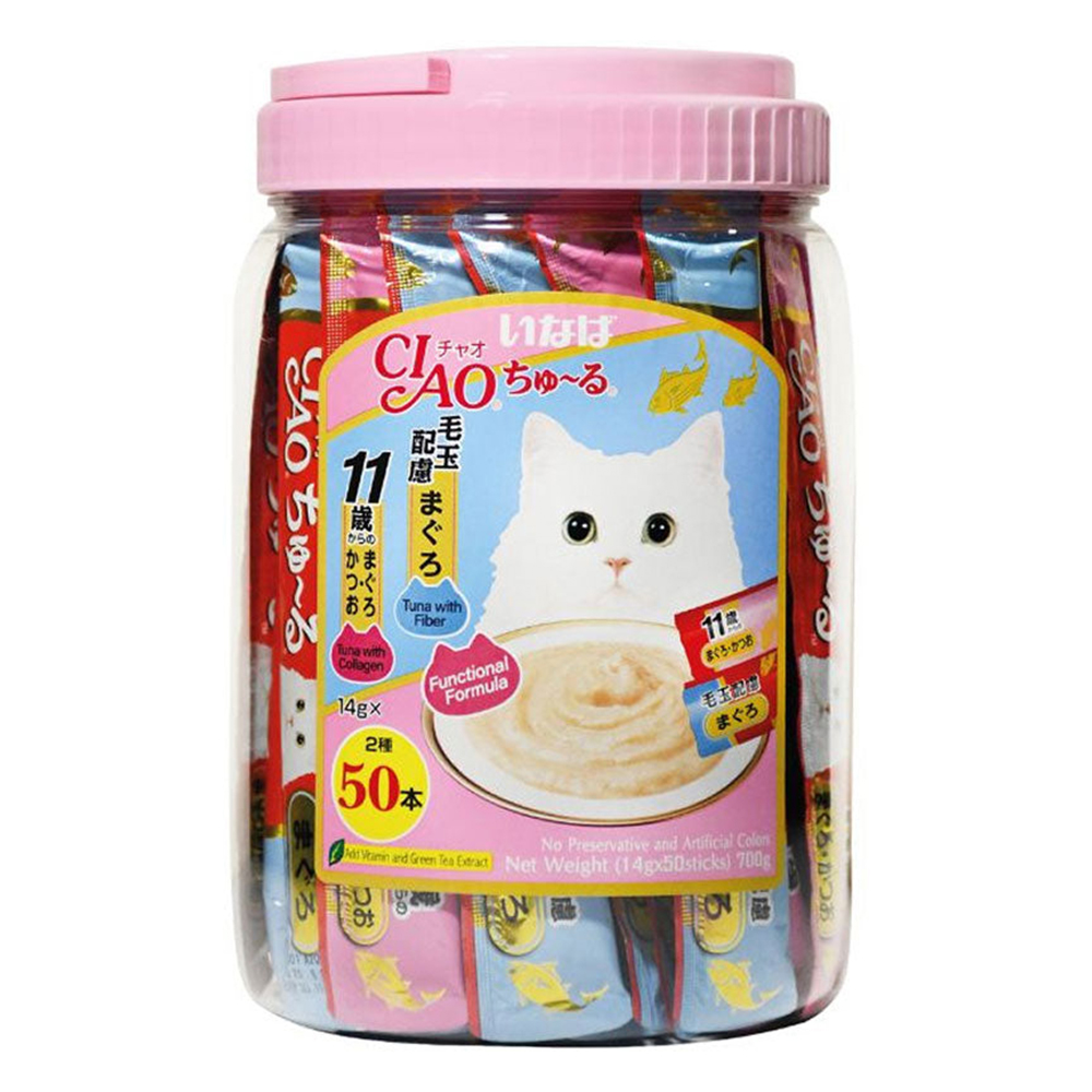 Ciao Churu Tuna With Collagen And Fiber for Cats