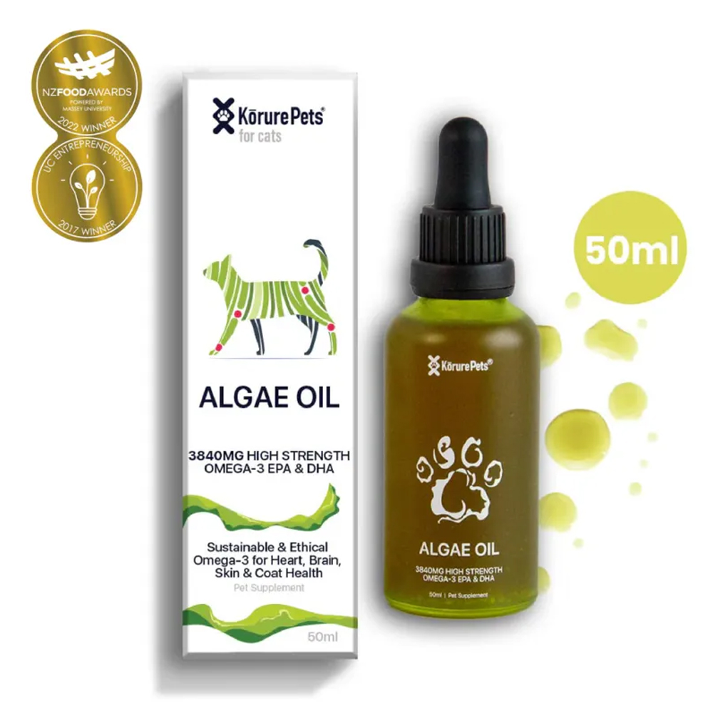 Korure Pets Algae Oil for Cats for Cats