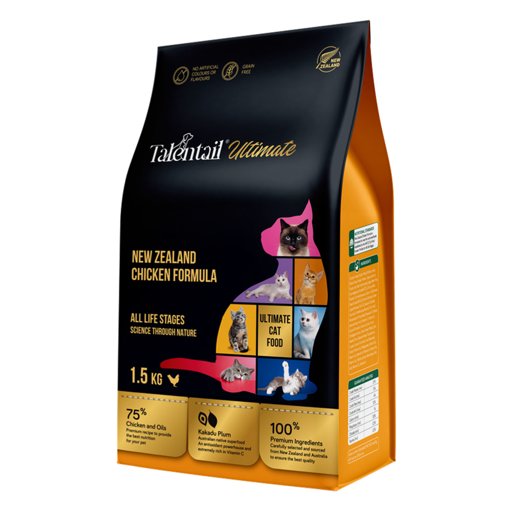 Talentail Ultimate New Zealand Chicken Formula Dry Cat Food for Food Supplies