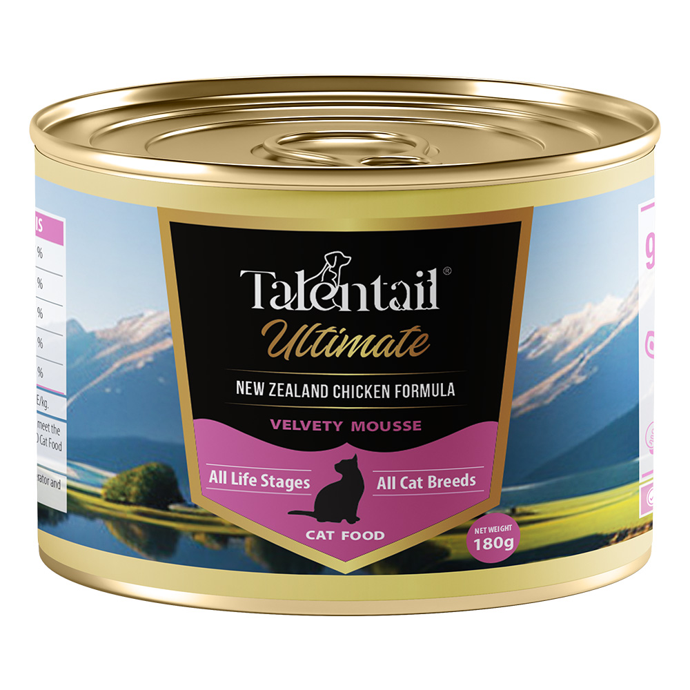 Talentail Ultimate New Zealand Chicken Formula Velvety Mousse Canned Wet Cat Food for Food Supplies