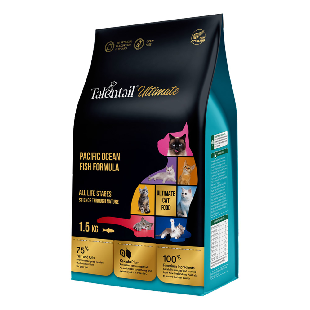 Talentail Ultimate Pacific Ocean Fish Formula Dry Cat Food for Food Supplies