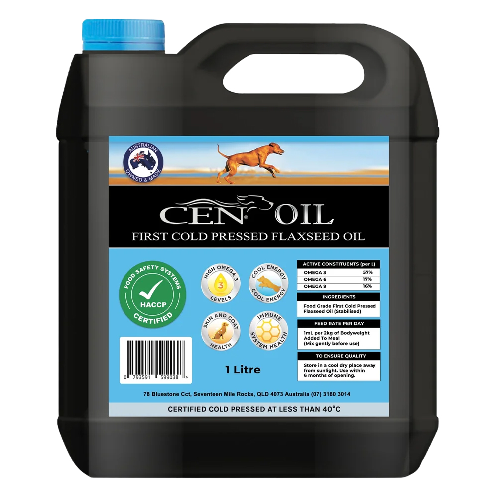 CEN Oil-First Cold Pressed Flaxseed Oil for Dogs
